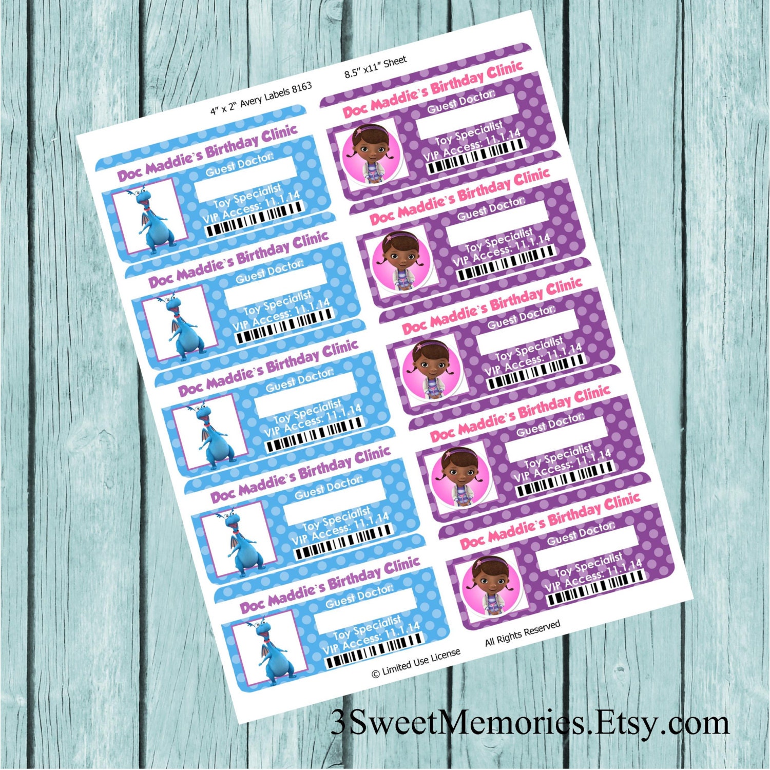 doc-mcstuffins-printable-id-badges-by-3sweetmemories-on-etsy