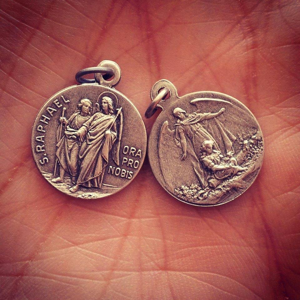 Saint Raphael the Archangel Angel Medal Pendant San Rafael
