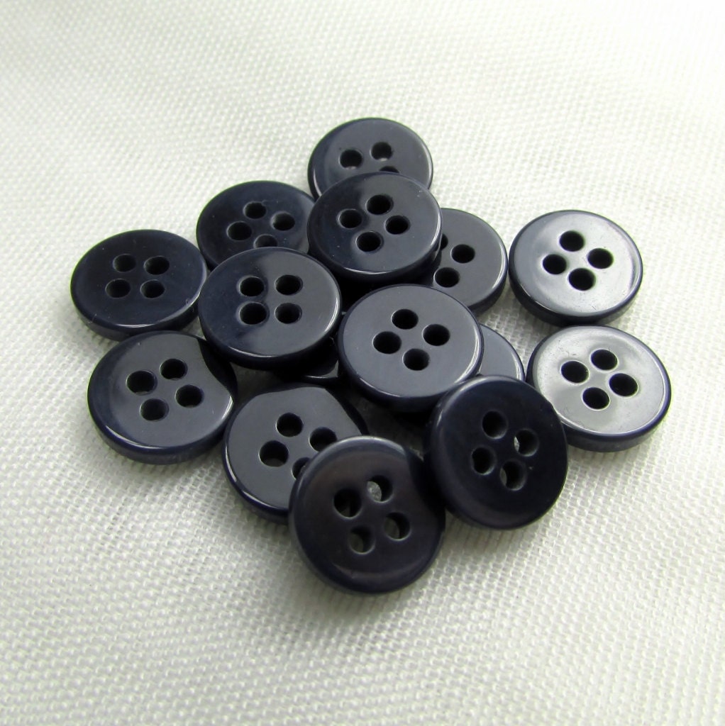 navy blue shirt buttons