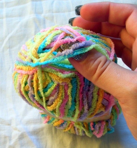 Alize softy. The softest baby yarn. Face towel by HandyFamily