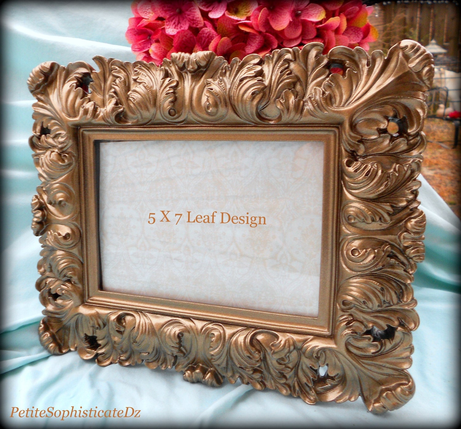 Items similar to Classic Bronze Baroque Frame5x7Custom Colors Free