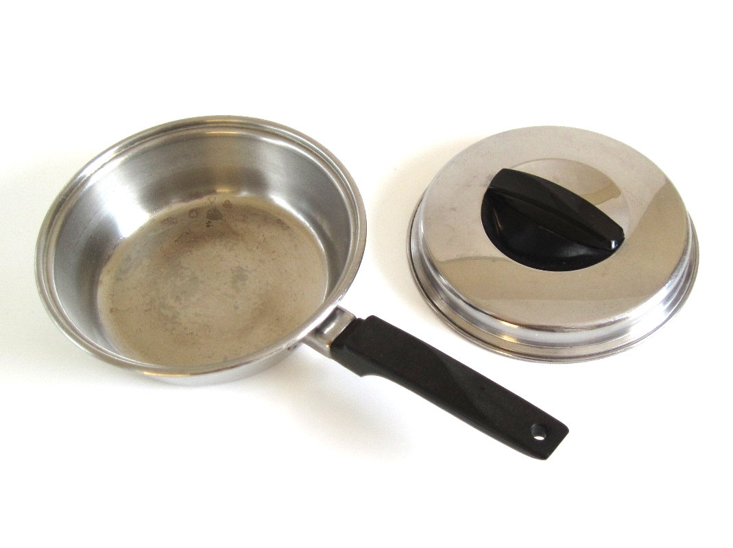 Ekco Flint Cookware 7 Stainless Steel Skillet & Lid
