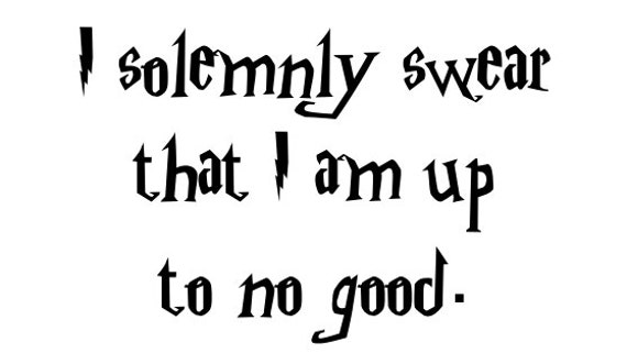 Harry Potter I Solemnly Swear That I Am Up To by SymbolicImports