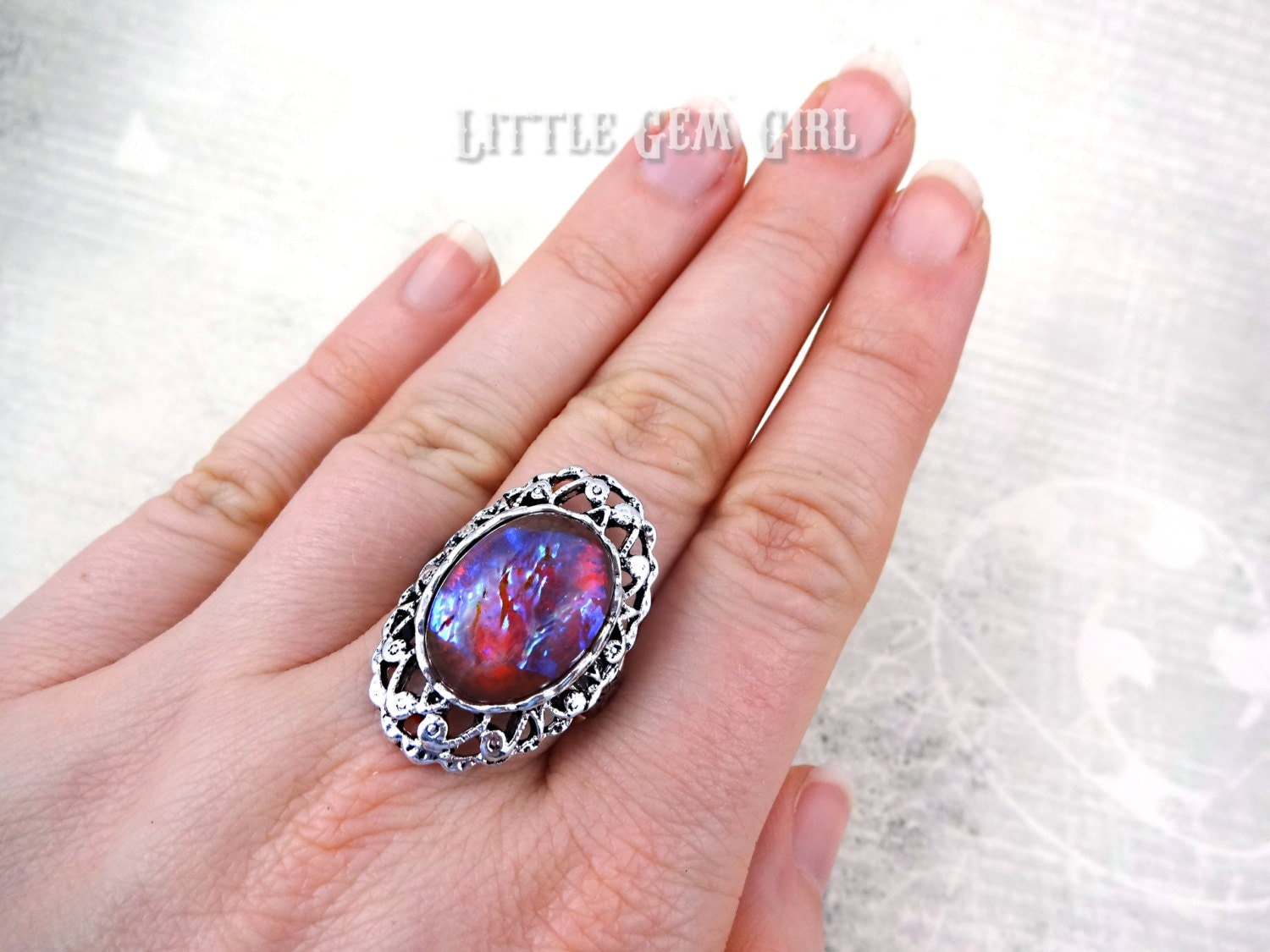 Mexican Fire Opal Engagement Rings Mexican Fire Opal Engagement Rings