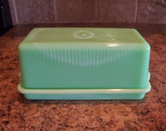 Popular items for Jadeite butter dish on Etsy