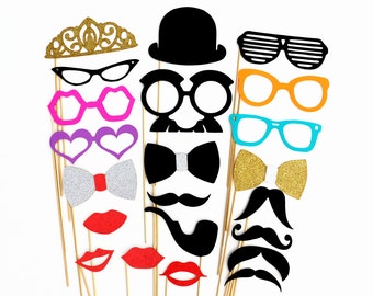 Photo Booth Props Best Wedding 40 Piece Photo Props set