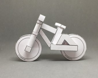 paperbikes v1.1 XC MTB mountain paper bike papercraft