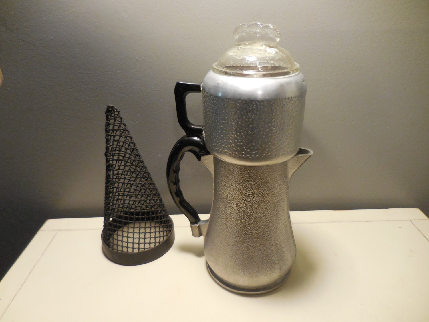 Vintage Guardian Aluminum Drip Coffee Pot