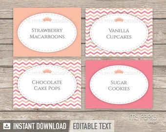 Princess label | Etsy