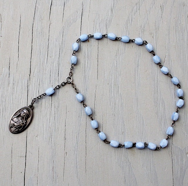 Vintage Saint Theresa Chaplet Little Flower of Jesus Vintage