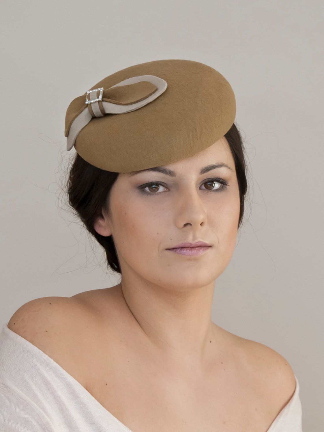 Fascinator felt pillbox