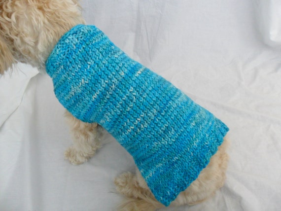 Simple dog sweater knitting pattern PDF small by