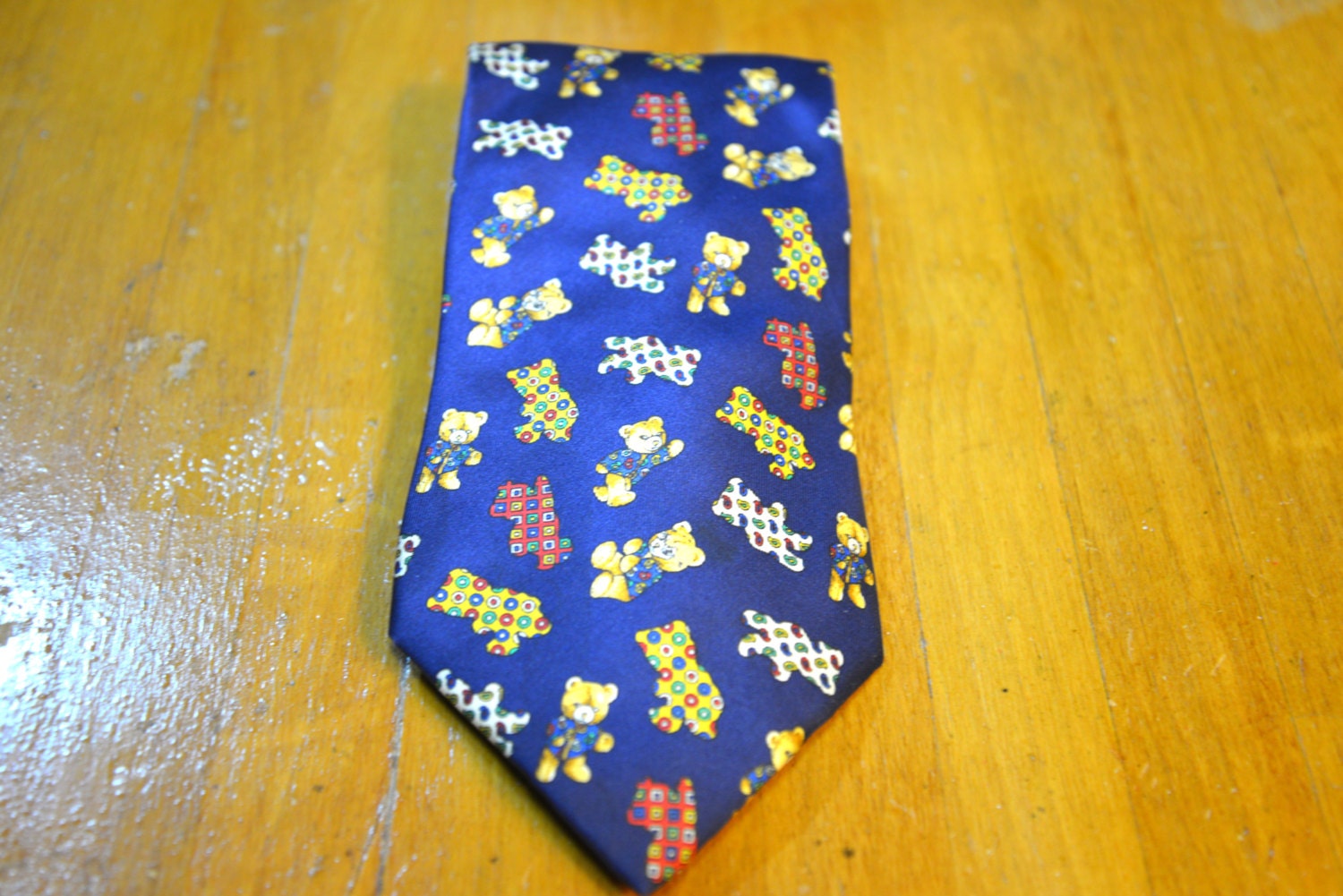 teddy bear tie