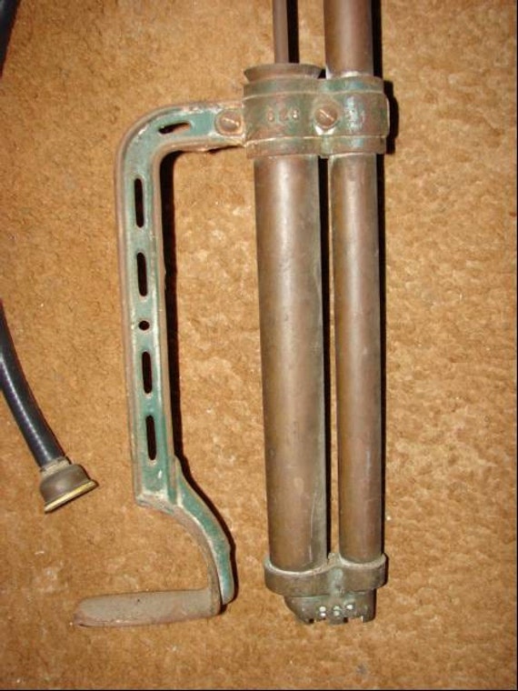 Antique 1905 era Heavy Duty Brass and Cast Iron Hand Bilge Pump from ArchelausRecyclers on Etsy