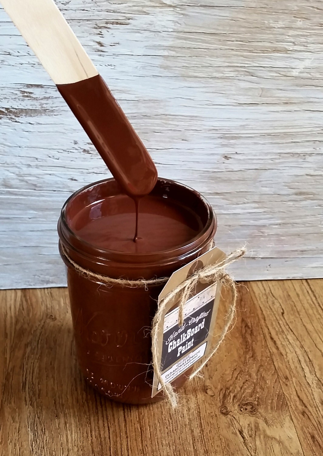 Handmade ChalkBoard Paint Brown Chalkboard Painted