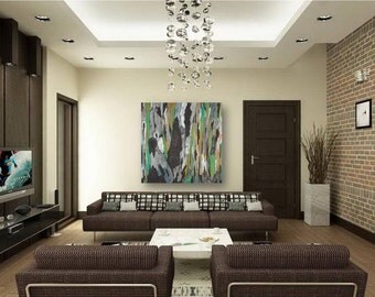 Living room wall decor Extra Large wall art set by ShoaGallery