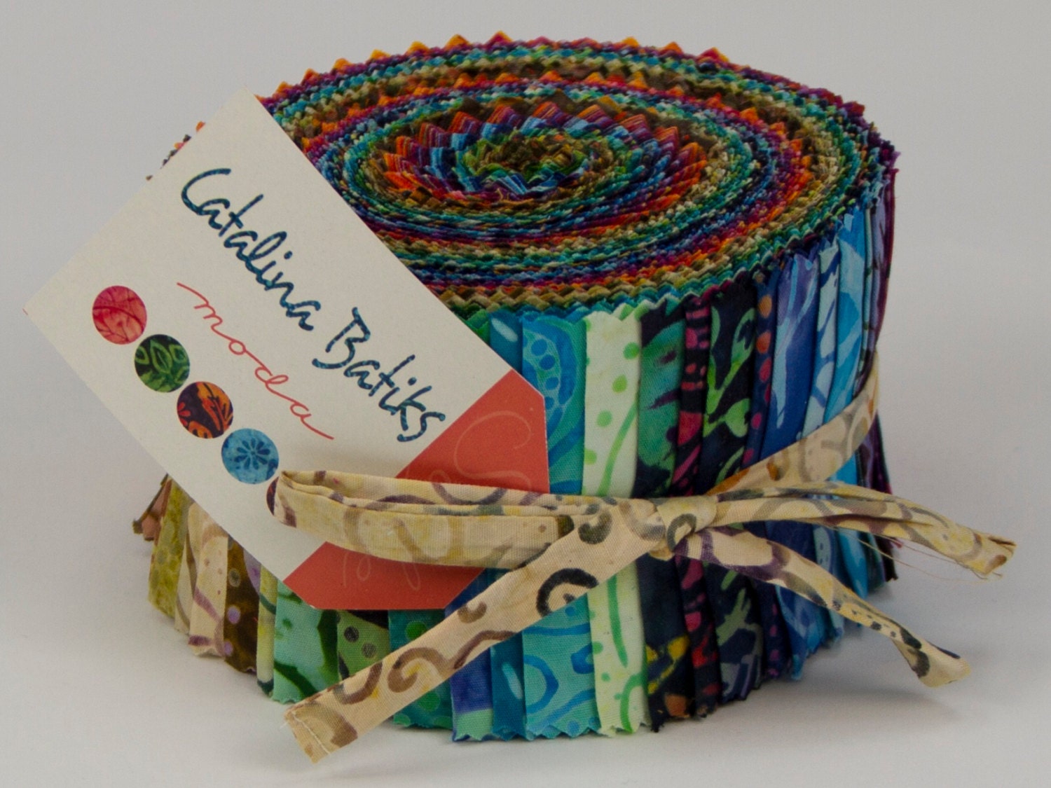 SALE Catalina Batiks Jelly Roll by Moda Fabrics.