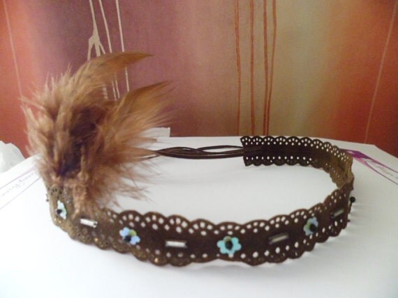 375 New baby headband on etsy 480 Headband.Baby headband for infants,Newborn,leather, feather,Baby   