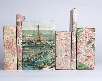Paris Maps Gift Wrap / 12 Sheets