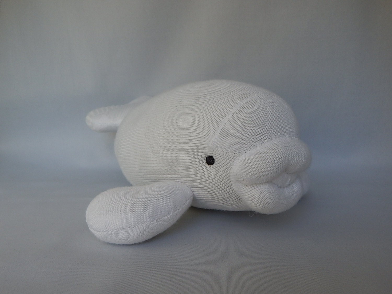 beluga whale plush large