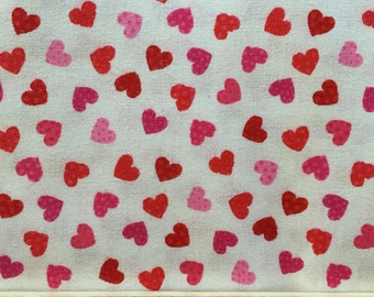 Mini Hearts - Red Hearts - Half Yard - Timeless Treasures Fabric - Red Fabric - Valentine's Fabric