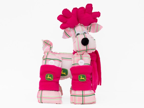 pink stuffed deer