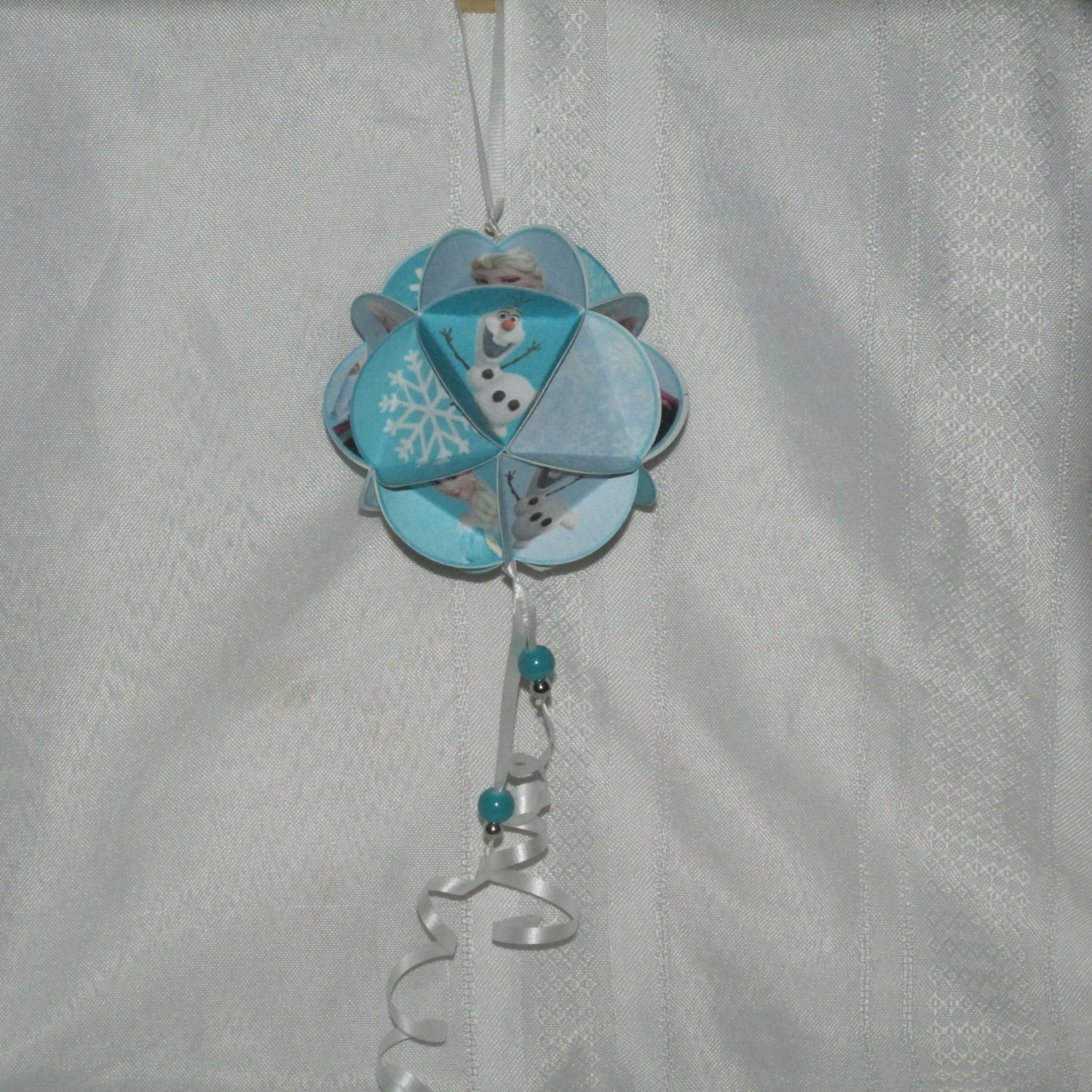 A Frozen Blue Handmade Party Ornament with Free Shipping