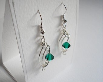 Orecchini in argento celtico - Argento Sterling 925 - Fatti a mano - Italia