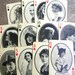 Silent film star playing cards, antique playing cards, movie stars