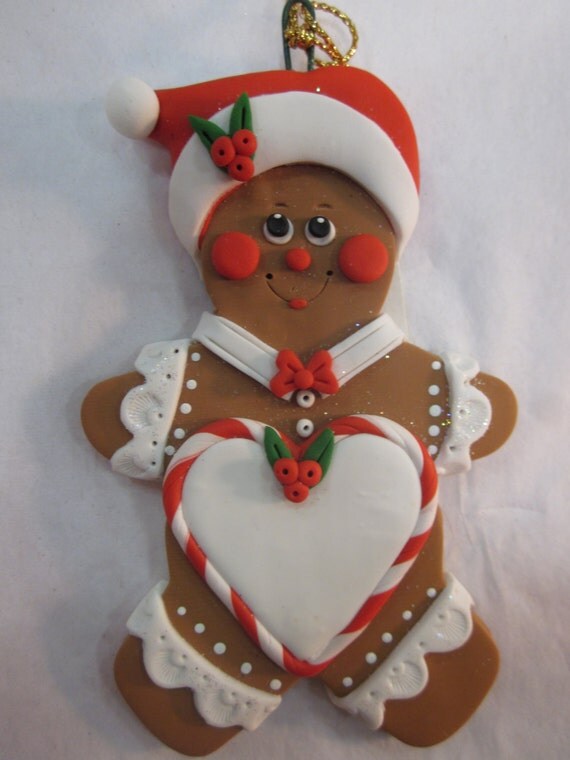 personalized christmas ornament polymer clay ornament personalized christmas ornament polymer clay ornament