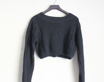 Popular items for open back sweater on Etsy