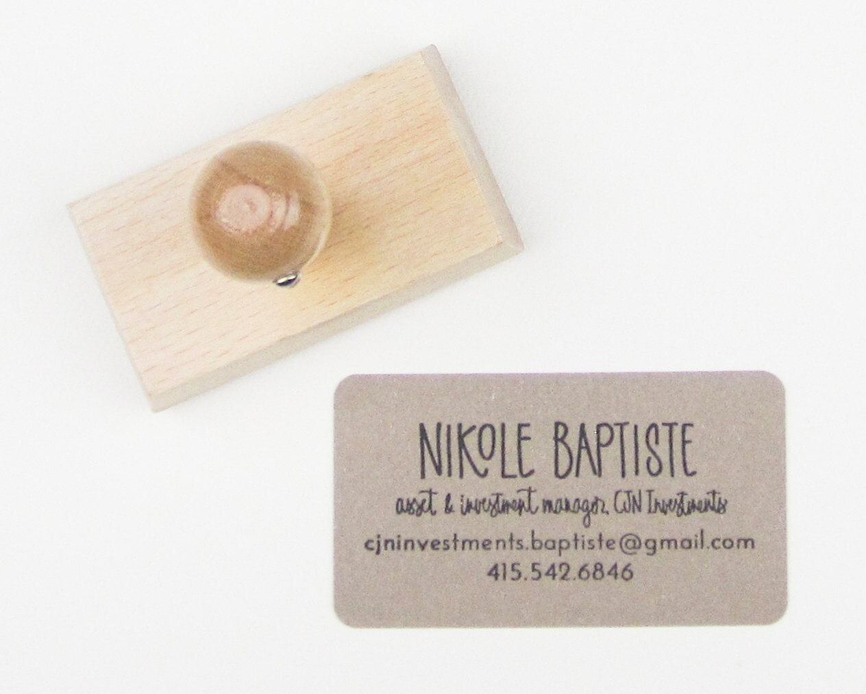 Business Card Stamp Custom 2 3/4 Business Card or Etsy