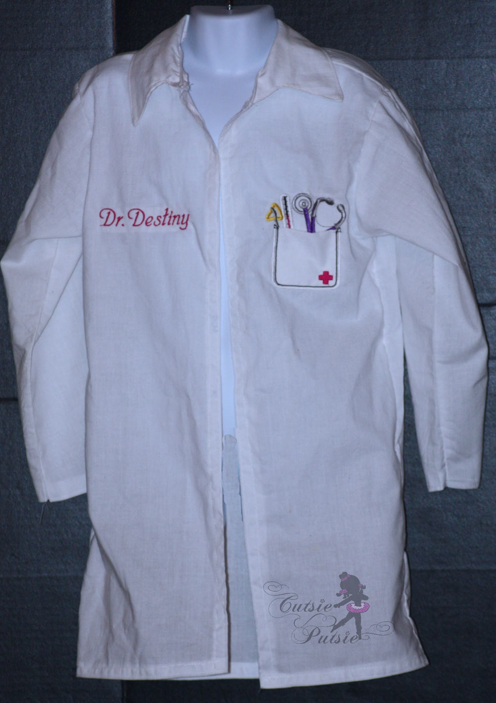 Childrens Doctor Lab Coat Personalized Child Doctor or