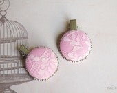 Pink Lace hair clip wedding hair pin fabric hair pins romantic hairstyle Pink Lace hair clip wedding hair pin fabric hair pins romantic hairstyle