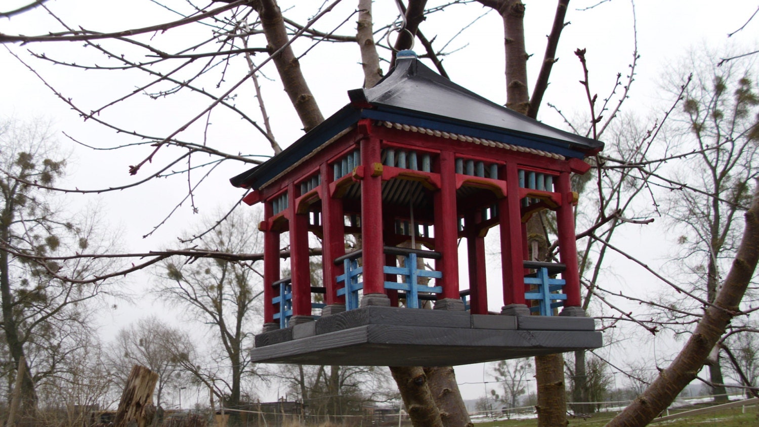 Bird Feeder Japanese Pavilion