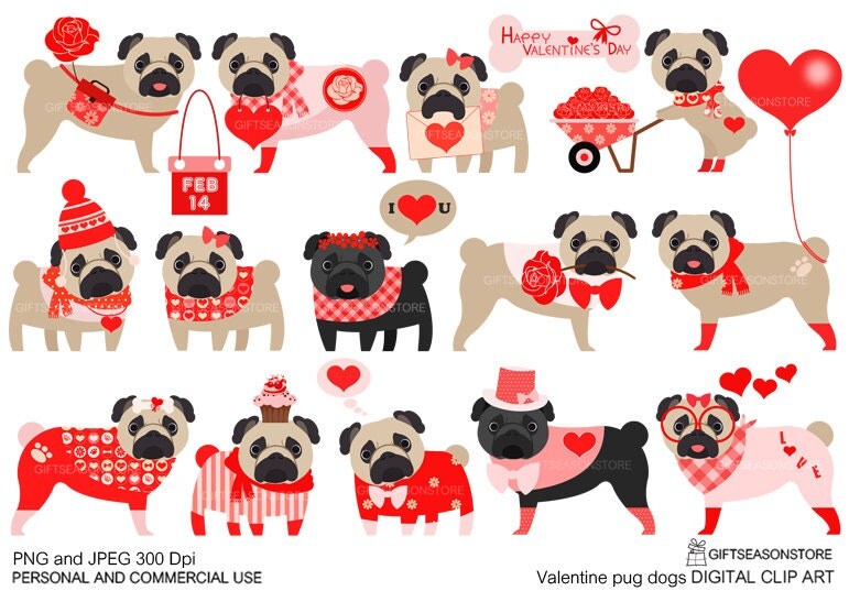 valentine dog clipart - photo #44