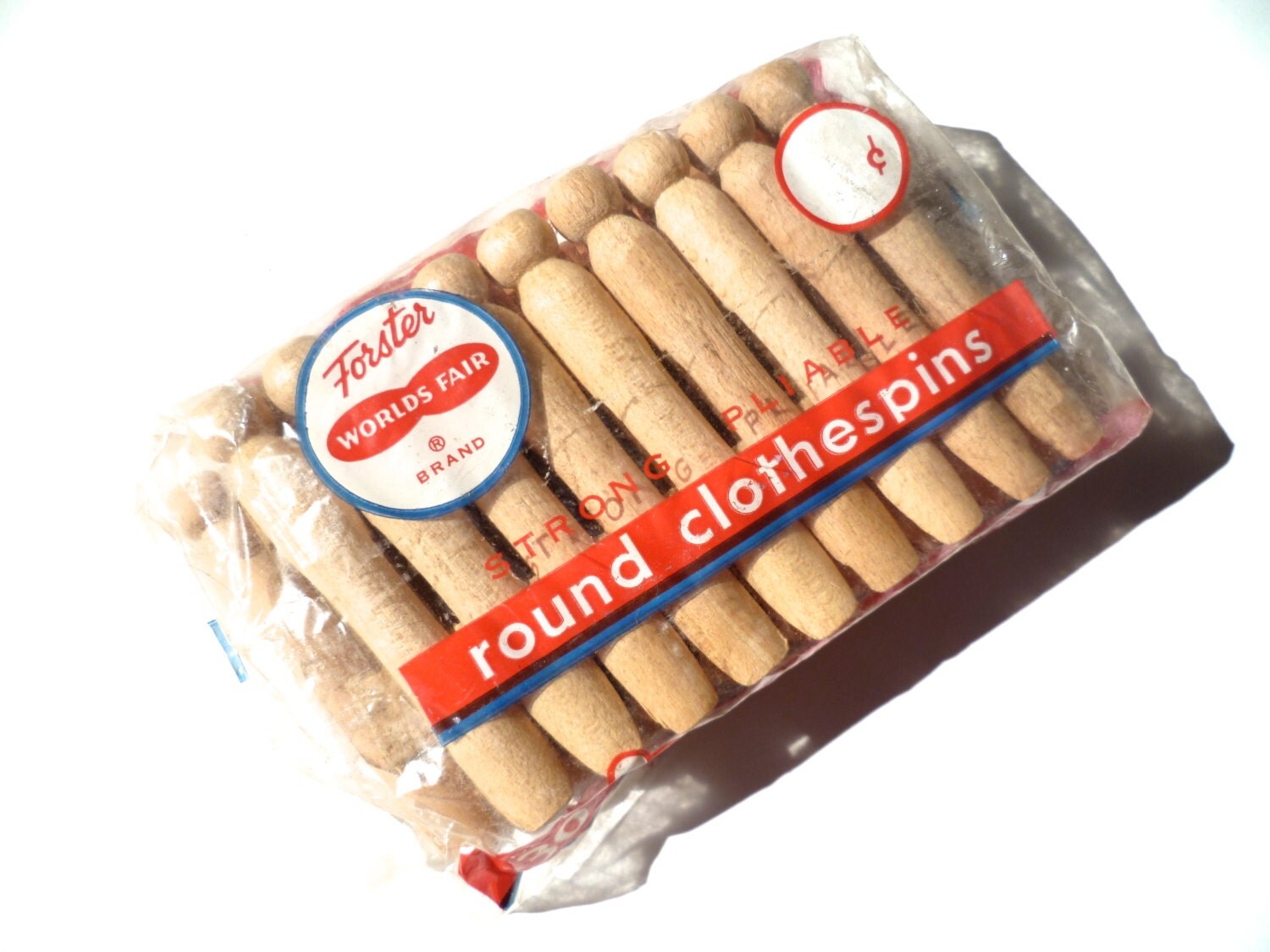 Vintage 30 Round Clothespins/ Craft Supplies by LupeandRomeo