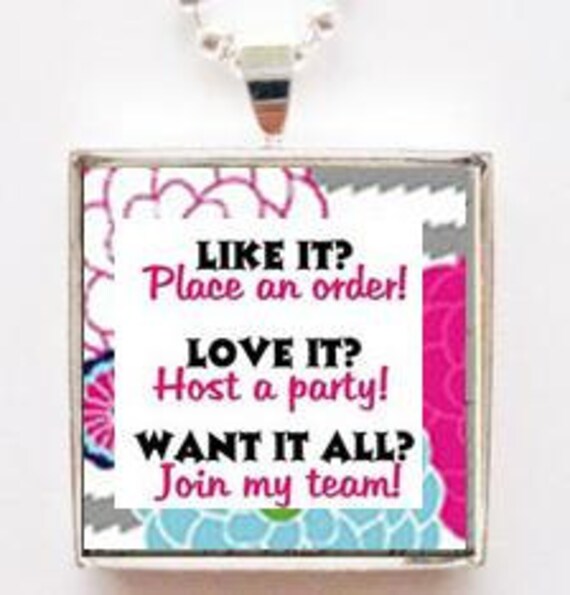 Thirty One Bubble Bloom Pendant Consultant Promo