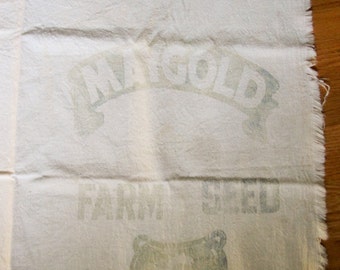 Cotton Muslin Corn Seed Sac k by 'Maygold' Red Clover - 'Farm Seed ...