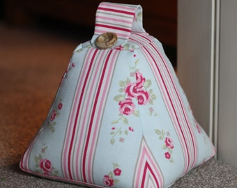fabric door stop doorstopper shabby chic handmade in taupe fabric door stop doorstopper shabby chic handmade in taupe