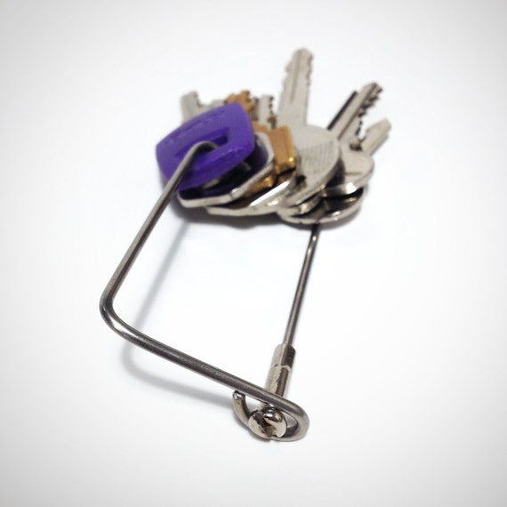 Recycled Bicycle spoke keyring by scene3 on Etsy