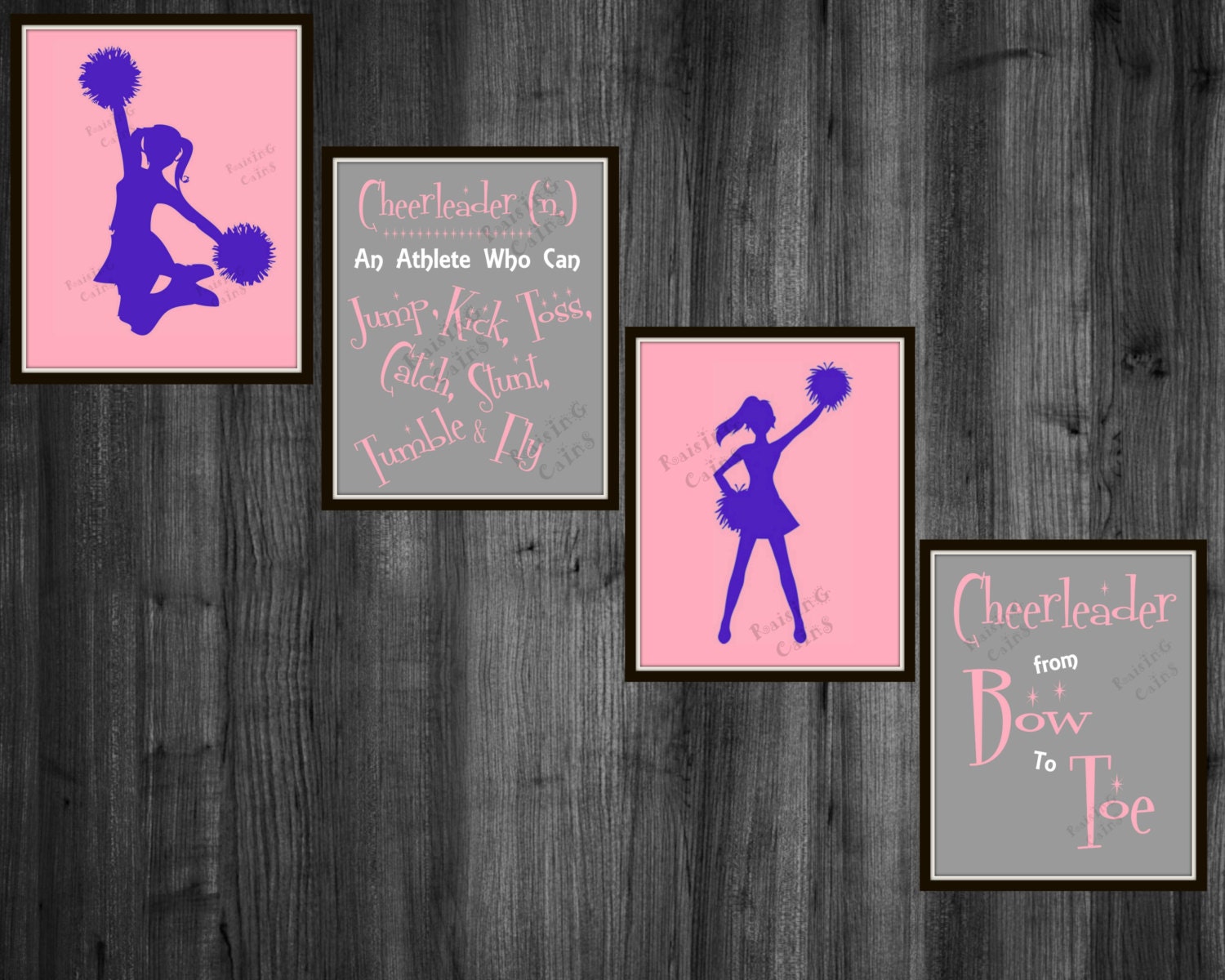 Girls Cheerleader Room Decor Cheerleading Wall art Cheer Photo