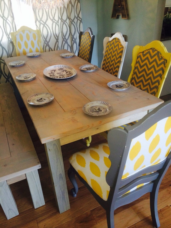 Handmade Dining Sets made from Reclaimed Wood by WickedGrain