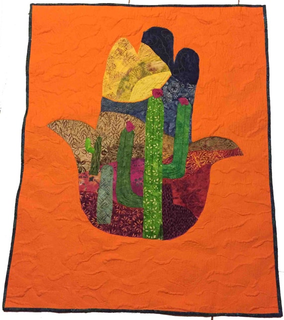 blooming-saguaro-hamsa-hand-of-god-batik-art-quilt