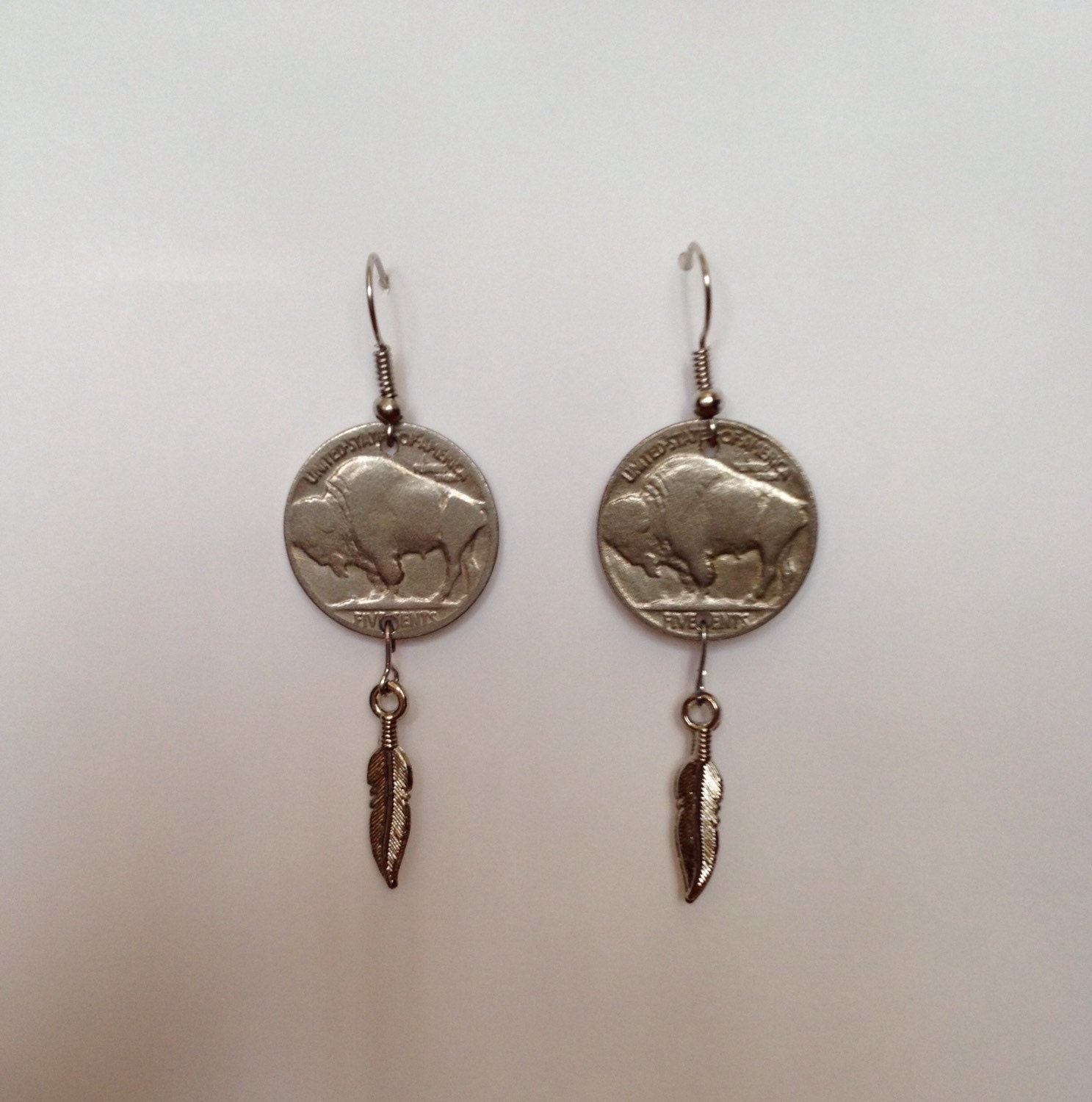 Buffalo Nickel Earrings