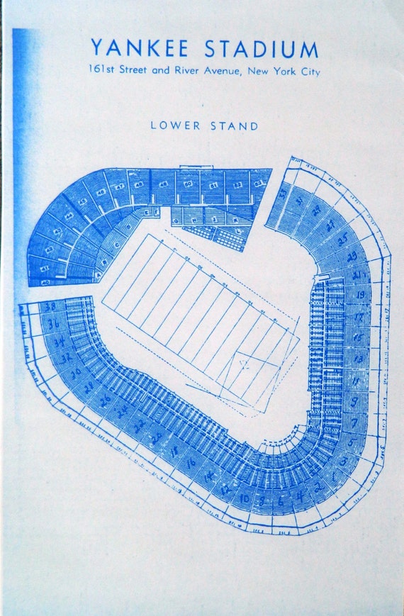 bag yankee stadium policy for Original by Blueprint Stadium Bowl Yankee Lower BlueprintPlace