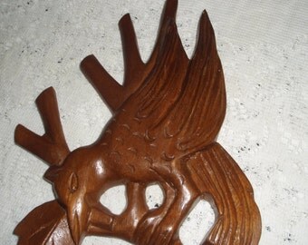 Geschnitzte holz vogel | Etsy