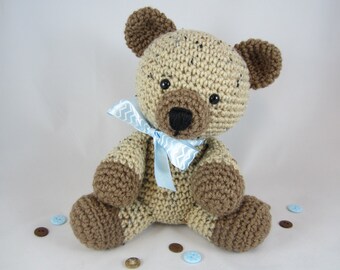Crochet Stuffed Teddy Bear, Crochet Teddy Bear, Stuffed Animal Bear, Amigurumi Bear by CROriginals