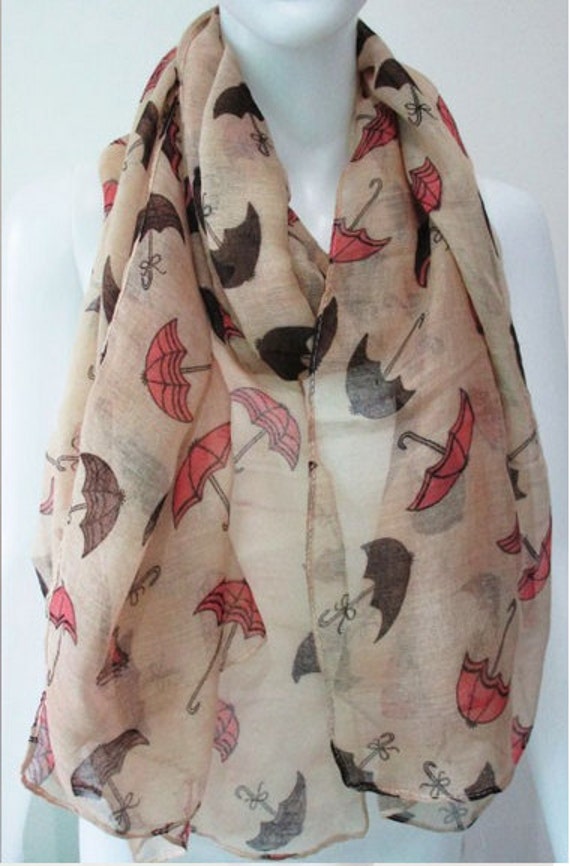 scarf and umbrella gift set