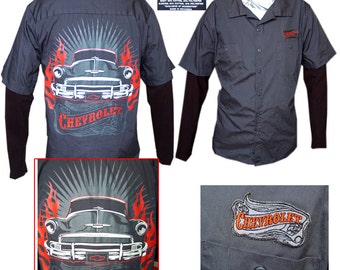 rockabilly mechanic shirt